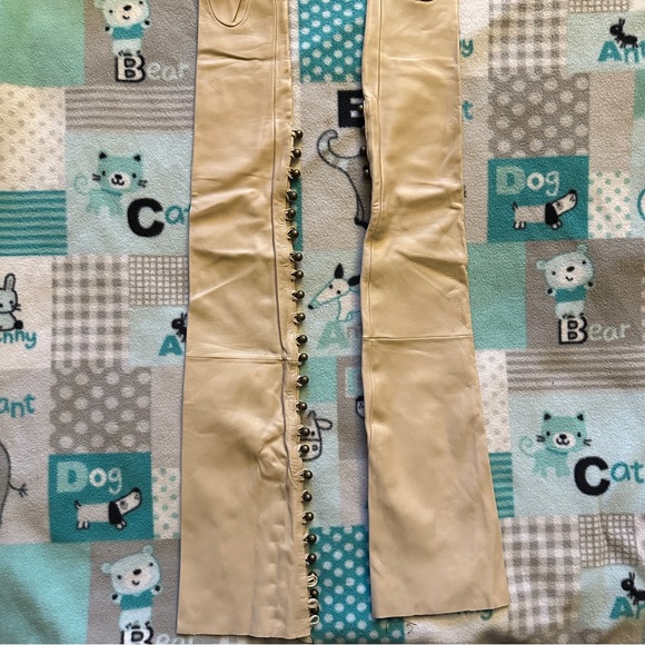 Ports 1961 taupe leather gloves - Picture 4 of 9